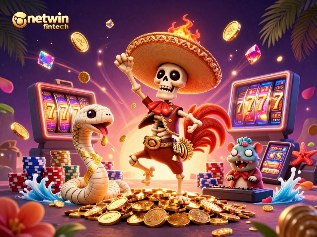 Engage with netwin fintech for an exciting online casino experience featuring lively characters and dynamic gaming elements.