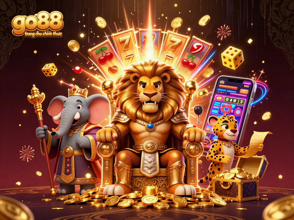 Experience the thrill of the go88 trang chu chinh thuc casino with vibrant game elements and dynamic characters.