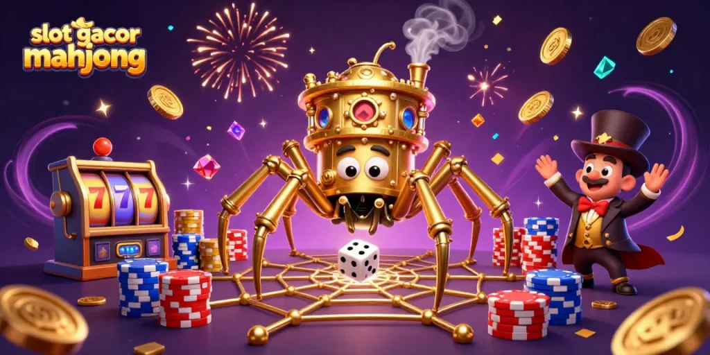 Experience the excitement of slot gacor mahjong with vibrant characters and casino elements.