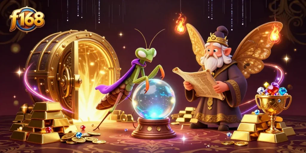 Experience f168's vibrant casino universe with ancient wisdom and playful fortune.
